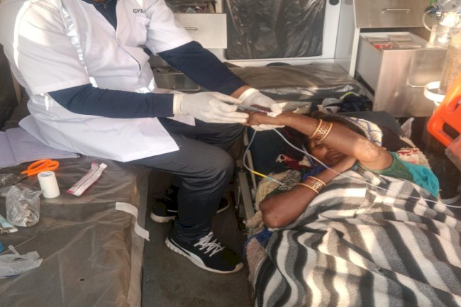 भालू के हमले से महिला घायल डायल 108 बना मसिहा