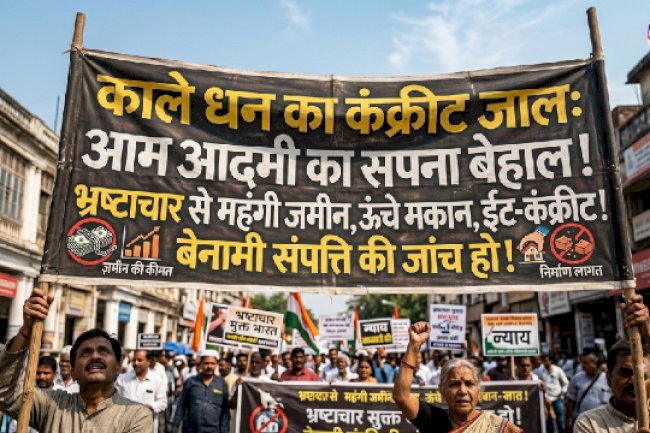काले धन का कंक्रीट जाल और आम आदमी की बेबसी