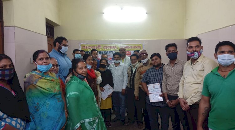 मुफ्त फिजियोथेरापी शिविर का आयोजन 