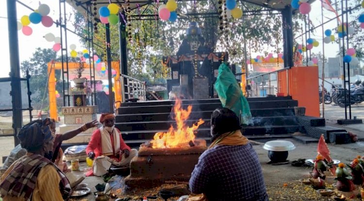 शनी मंदिर का वार्षिकोत्सव संपन्न 