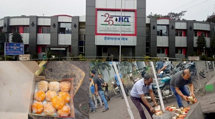 उत्साह की जगह दुःख प्रकट कर फेकी मिठाई