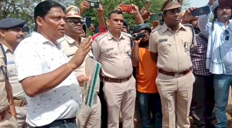 भूमी अधिग्रहण का पुरजोर बिरोध 