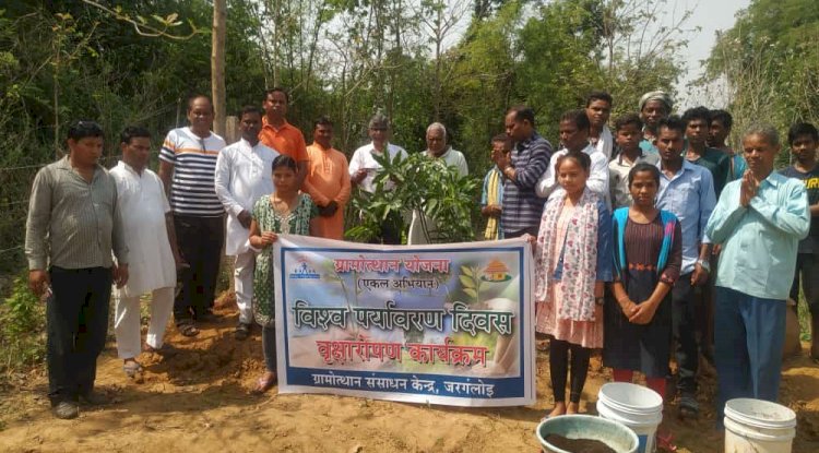 एक लाख वृक्ष लगाने का लक्ष्य