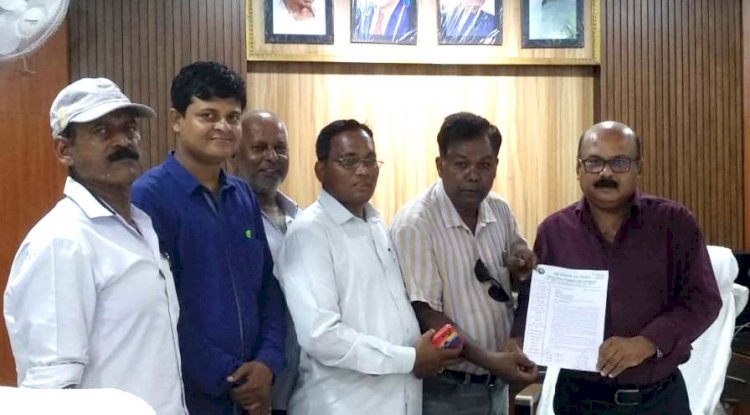 डेरा ओवरब्रिज के पास शिशु उद्यान निर्माण के लिए जगन्नाथ क्षेत्र महासचिव ने सौंपा मांग पत्र