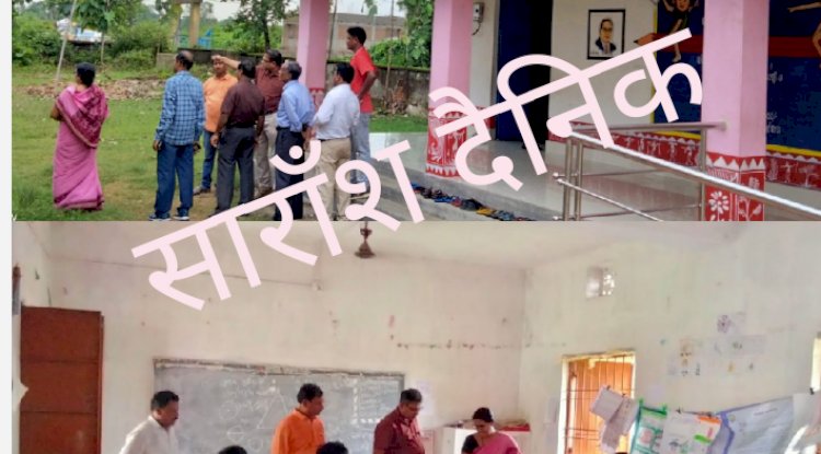 उपजिलापाल ने संथपाडा़ का लिया जायजा 
