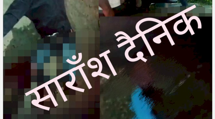 सड़क दुर्घटना में घायल युवको की हालत गंभीर एक आईसीयू में 
