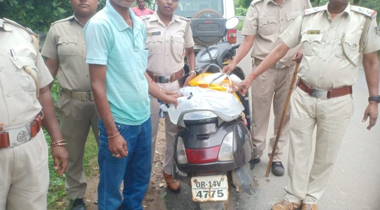 60 लीटर देशी शराब के साथ अभियुक्त गिरफ्तार 