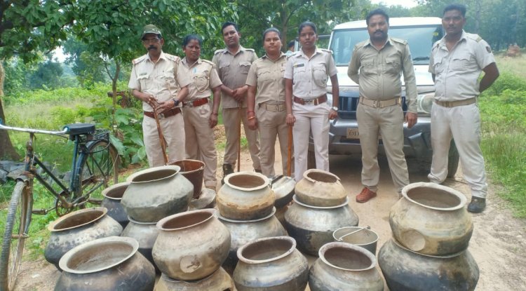 120 लीटर देशी शराब के साथ एक गिरफ्तार 