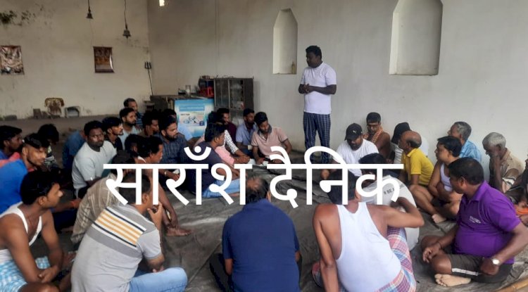 तिलका नगर में दुर्गा पूजा की तैयारी शुरू 