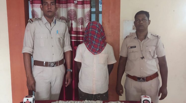 2 लाख 40 हजार के साथ जुआडी़ गिरफ्तार 