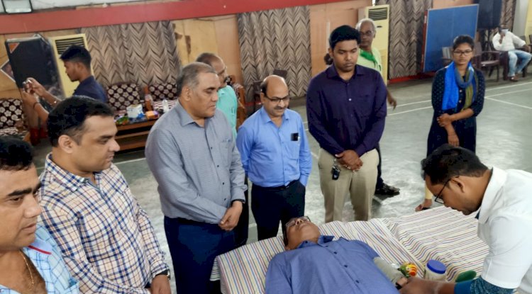 शहीद गतसिंह के जन्मदिन पर रक्तदान शिविर का आयोजन 