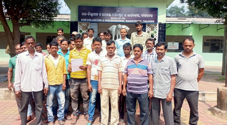 मजदूरों के भर्ती को लेकर आक्रोश 