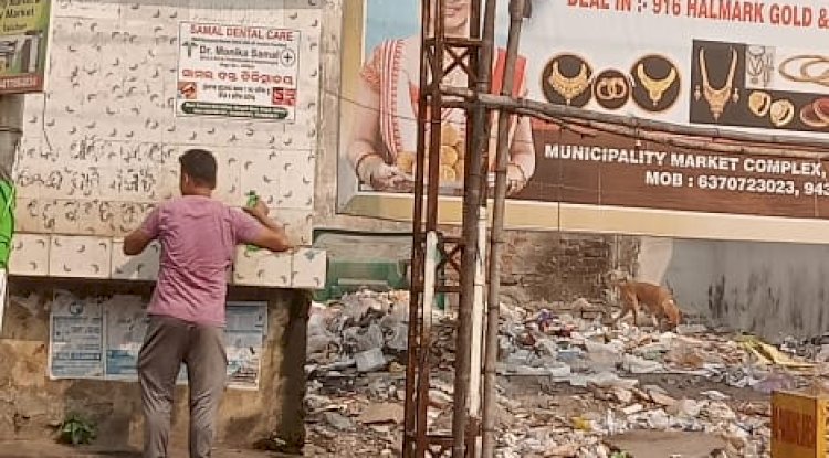 गंदगी के अंबार में खड़ी प्याऊ  