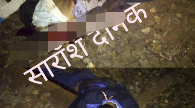 ट्रेन दुर्घटना में दो लोको पायलटो की मौत