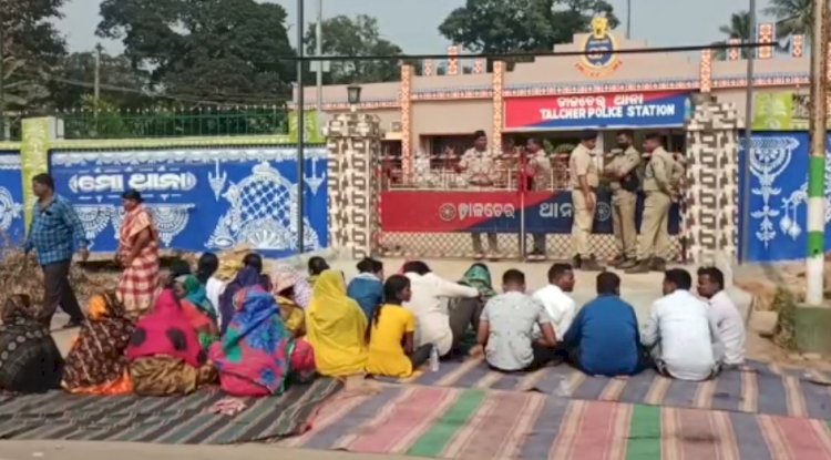 डॉक्टर की मृत्यु को लेकर थाने का घेराव