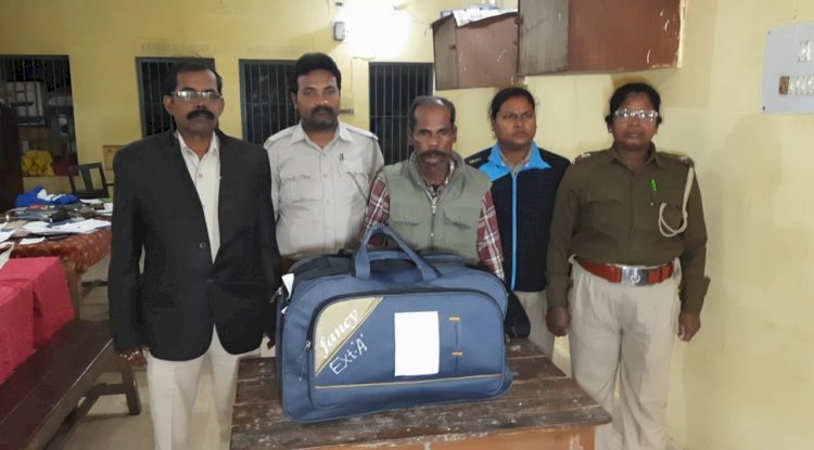 गांजा के साथ  एक गिरफ्तार 