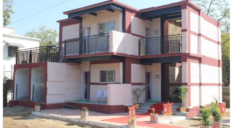  सैनिकों के लिए 3-डी प्रिंटेड आवास 