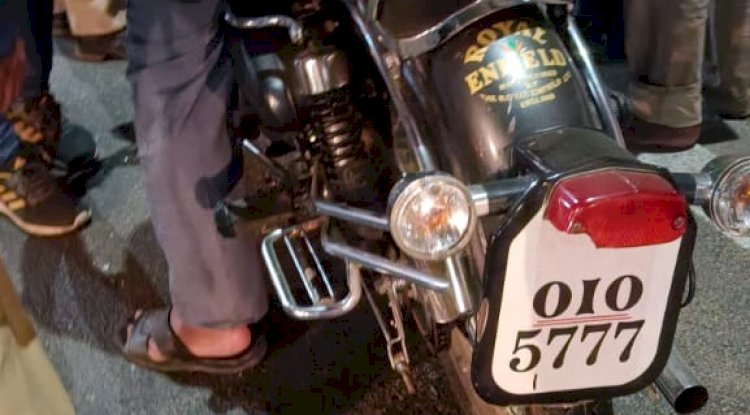 बुलेट की टक्कर से युवक जख्मी 