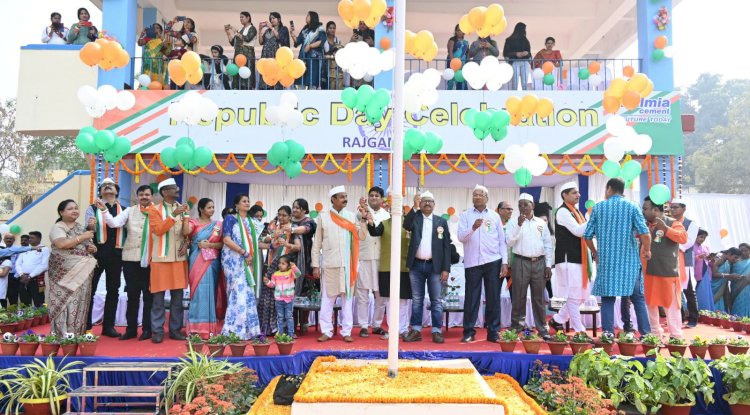 डालमियां सीमेंट में गणतंत्र दिवस पालन 