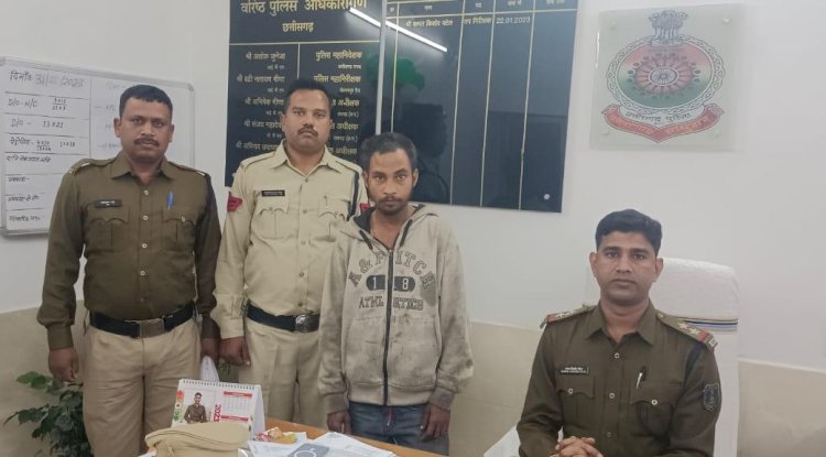 भाई की हत्या कर साक्ष्य छिपाने के जुर्म में आरोपी गिरफ्तार 