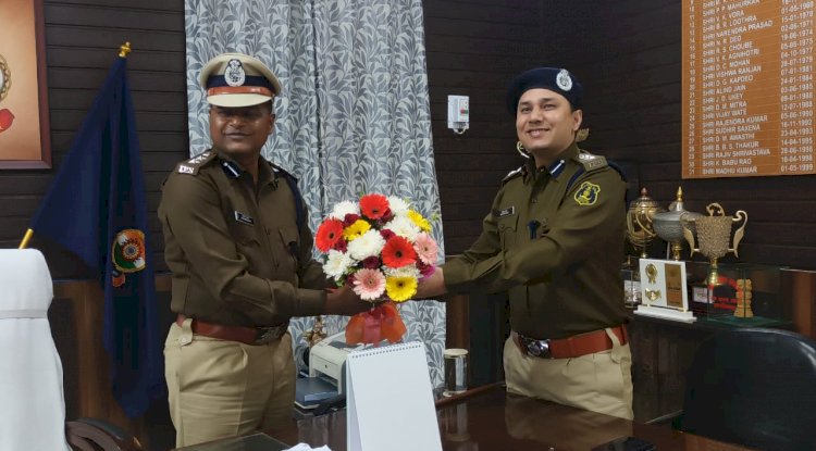 सदानंद कुमार ने संभाला रायगढ़ के नये पुलिस अधीक्षक का पदभार 