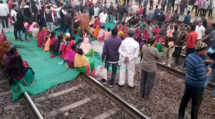 बामडा़ में तीसरी बार रेलरोको आंदोलन का व्यापक प्रभाव 