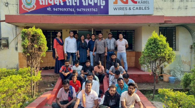 जुआडीयो पर सख्त हुई रायगढ़ पुलिस