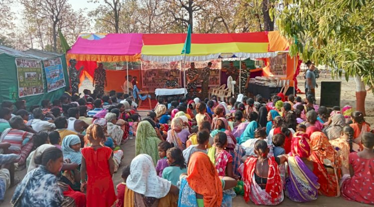 सिविक एक्शन प्रोग्राम में दिखा ग्रामीणों का उत्साह