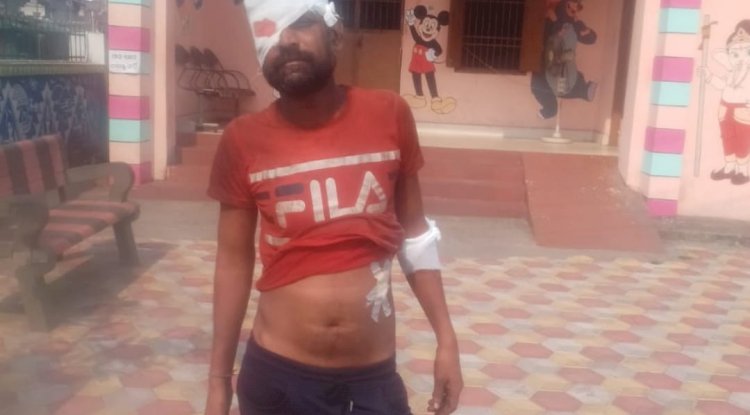 ट्रक चालक पर जानलेवा हमला 