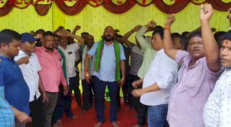 तालचेर में स्टेरिंग छोडो़ आन्दोलन 
