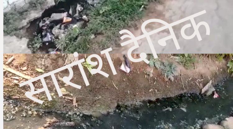 मूलभूत सुविधाओं से वंचित बोगदा बस्ती के लोग 
