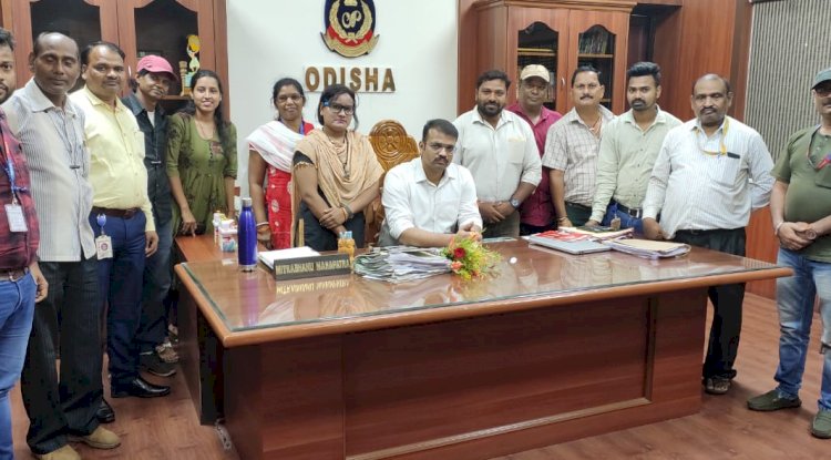 ओडीएमएम और पुलिस अधीक्षक की शिष्टाचार मुलाकात - गंभीर मुद्दों पर चर्चा 