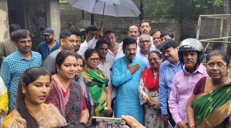 श्रम मंत्री ने किया श्रमिक अस्पताल का दौरा 