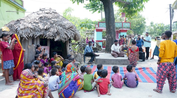नुक्कड़ नाटक के जरिए लोगों को स्वास्थ्य के प्रति जागरुक किया गया 