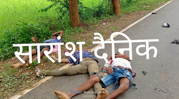 सड़क दुर्घटना में एक की मौत दूसरे की स्थिति नाजुक 