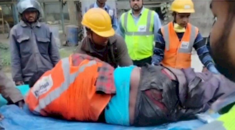 नाइट ड्युटी में हुई कर्मचारी की मौत घटना को मीडिया से छिपाने का प्रयास 