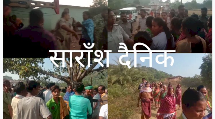 खदान के लिए एक इंच भी जमीन छोड़ने के लिए तैयार नहीं है ग्रामीण 