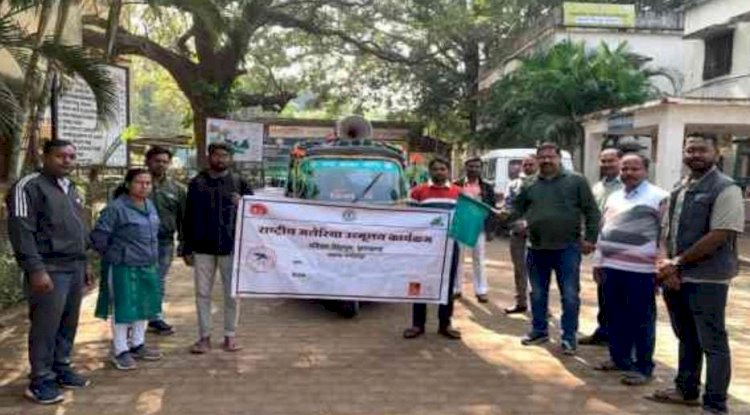 मनोहरपुर में मलेरिया जागरुक अभियान 