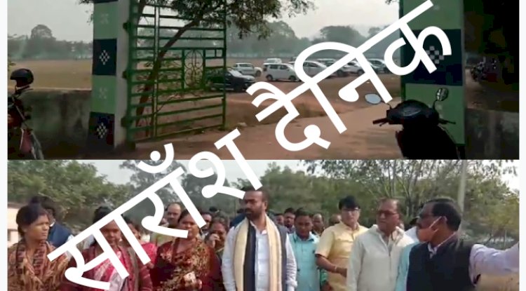 बीजद के खासम खास पांडियन का राजगांगपुर दौरा