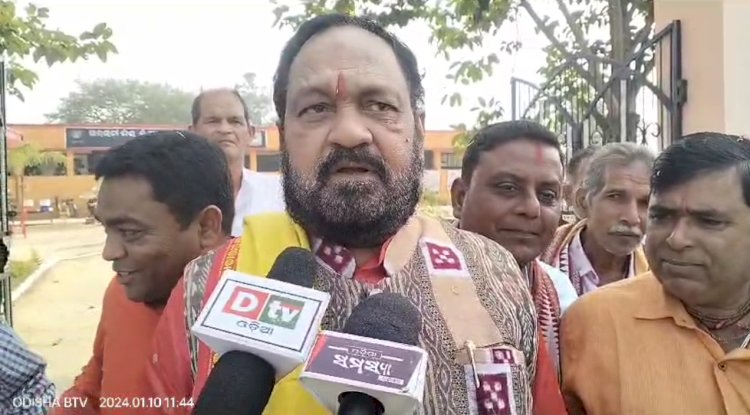 सांसद बसंत पंडा ने बिपक्ष पर लगाया भ्रष्टाचार का आरोप 