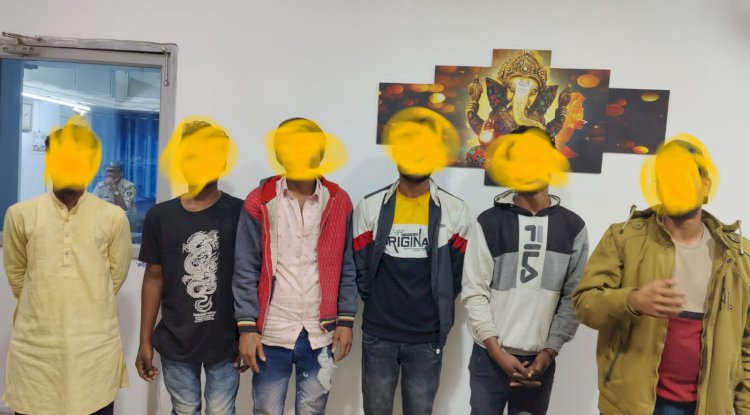 डकैती की योजना बनाते छः अभियुक्त गिरफ्तार 