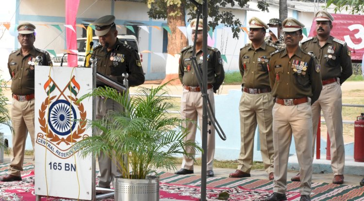 नक्सल प्रभावित क्षेत्र में 165 बटालियन द्वारा विभिन्न कार्यक्रम आयोजित 