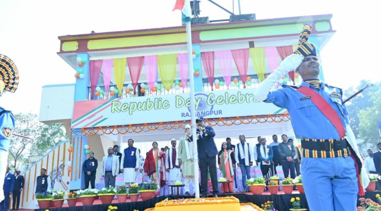 डालमिया सीमेंट में गणतंत्र दिवस मनाई गई 