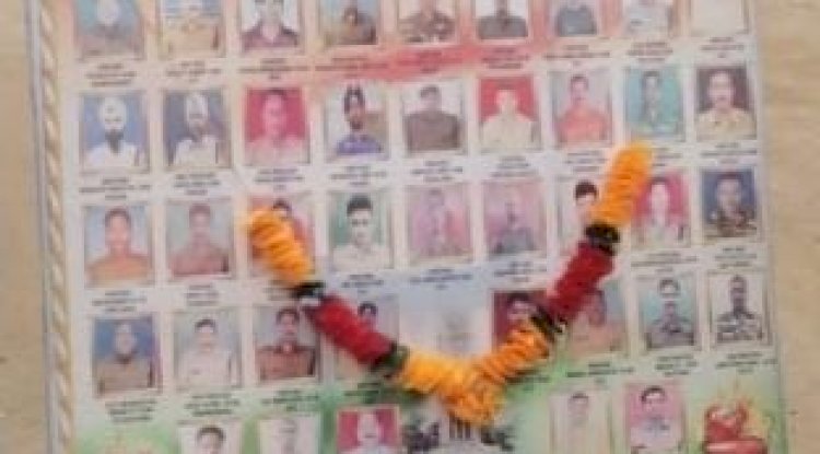 पुलवामा के वीर शहीदों की पाँचवीं बरसी पर श्रध्दांजलि सभा का आयोजन
