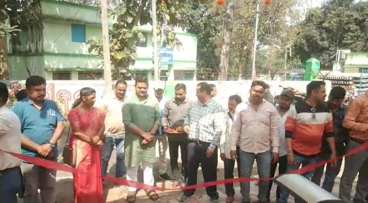 ट्रक ओनर्स एसोसिएशन के नए गेरेज भवन का उद्घाटन