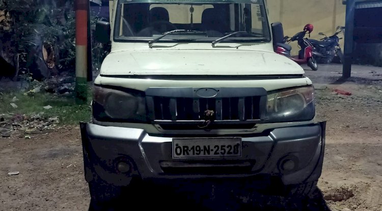 चोरी का डीजल लदा बोलेरो जप्त 