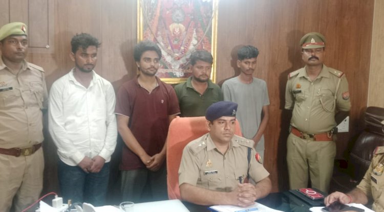 चोरी हुई एलईडी टीवी सहित अभियुक्त गिरफ्तार 