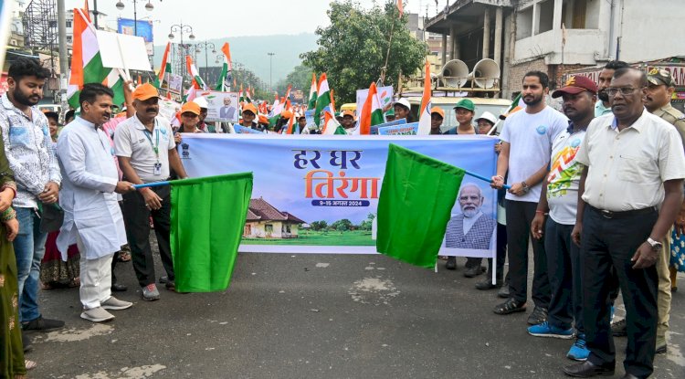 राउरकेला में निकली भव्य तिरंगा रैली 