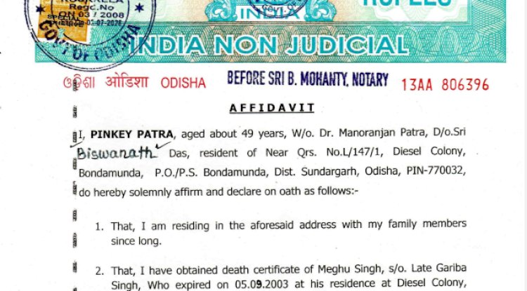 Affidavit by Pinkey Patra