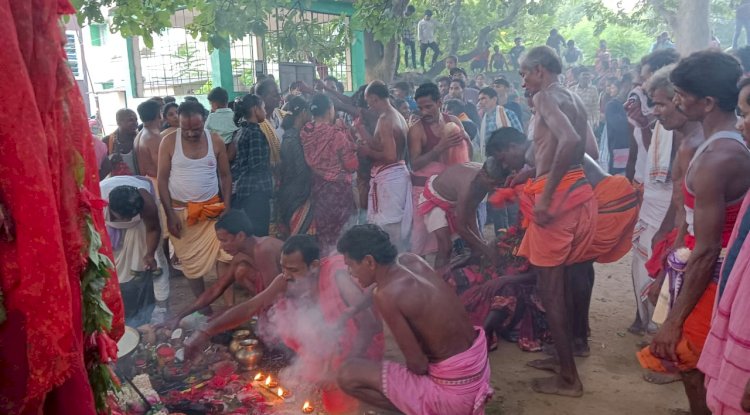 तेरेसिंघा माई पटखंडा की बलिदान यात्रा संपन्न 